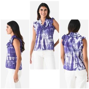 💥PRICE DROP💥 STARK X Duke Top - Blue Tie Dye